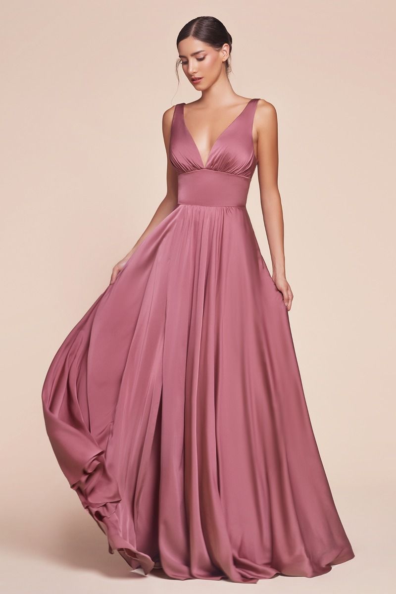 deep v formal dress V-Neck Beaded Red Satin Prom Dresses With Pocket,MP452 It is Not Padded Deep V Neck Red Satin