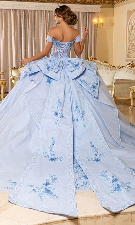 May Queen LK304 - Princess Corset Convertible Ballgown