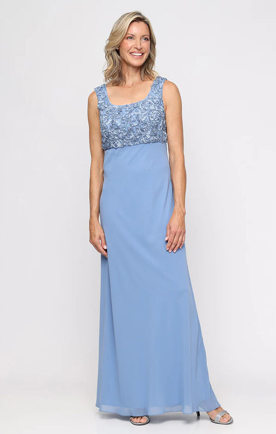 Alex Evenings 81122629 - Soutache Jacket Scoop Neckline Formal Gown