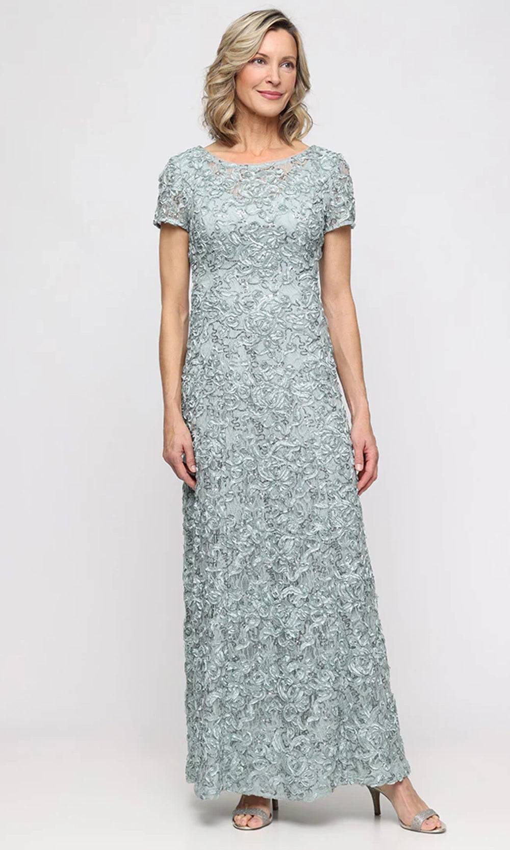 Alex Evenings 82122670 - Long 100% Nylon A-line Dress