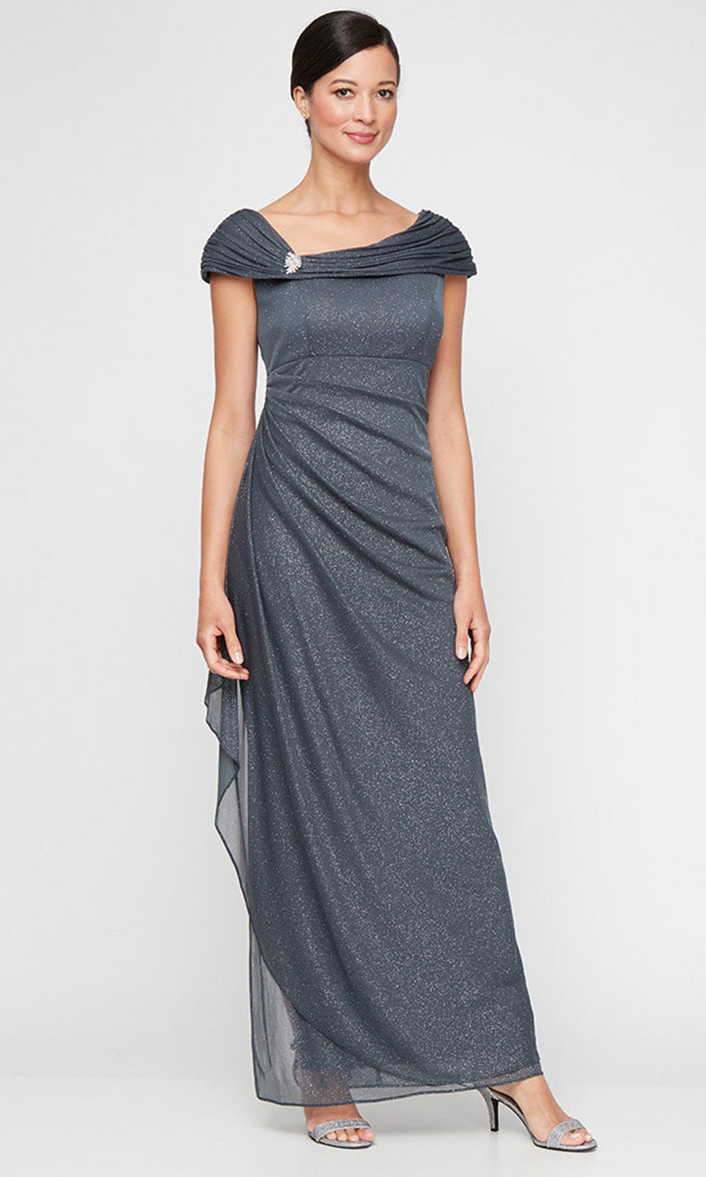 Evening For Ladies Formal Wear Macys Petite Formal Gowns Alex Evenings Women's Glittered Ruched Gown Smoke Evening For Ladies Formal Wear Macys Petite Formal Gowns Alex Evenings Women's Glittered Ruched Gown Smoke