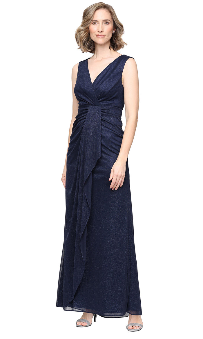 Alex Evenings 8133139 - Long 100% Polyester Column Dress