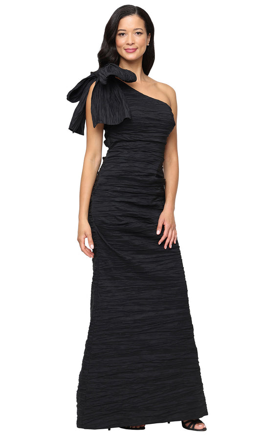 Alex Evenings 8166690 - Oversized Bow One Shoulder Formal Gown