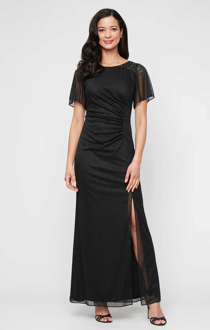 slim fit dress slacks S.L. Fashions Dresses (S.L.NY) 9133233 - Long 100% Polyester Sheath Dress