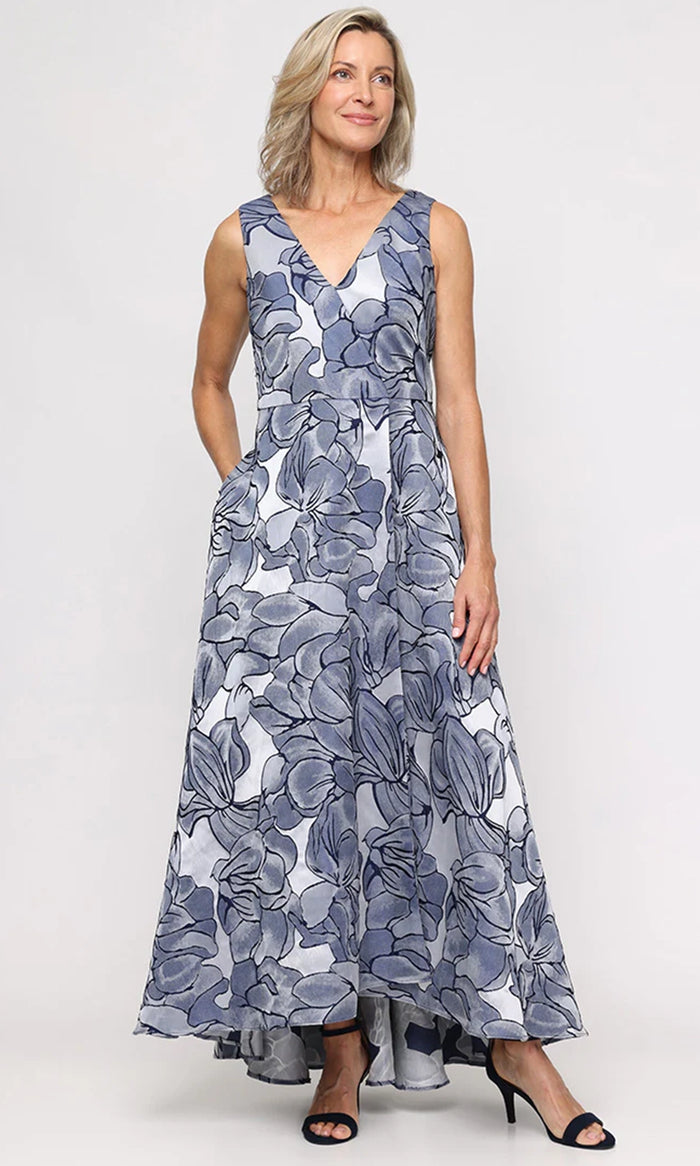 sl fashions navy dress S.L. Fashions 9437264