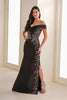 Cameron Blake CB777 - Embroidered Mermaid Evening Dress