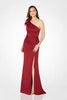 Cameron Blake CB787 - Bow Detail One Shoulder Evening Dress