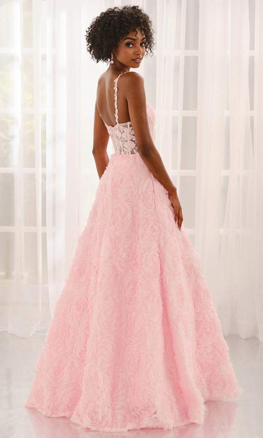 Colette CL6223 - Sleeveless Rosette Textured Ballgown