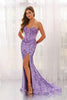 Colette By Daphne CL8440 - High Slit Mermaid Long Gown