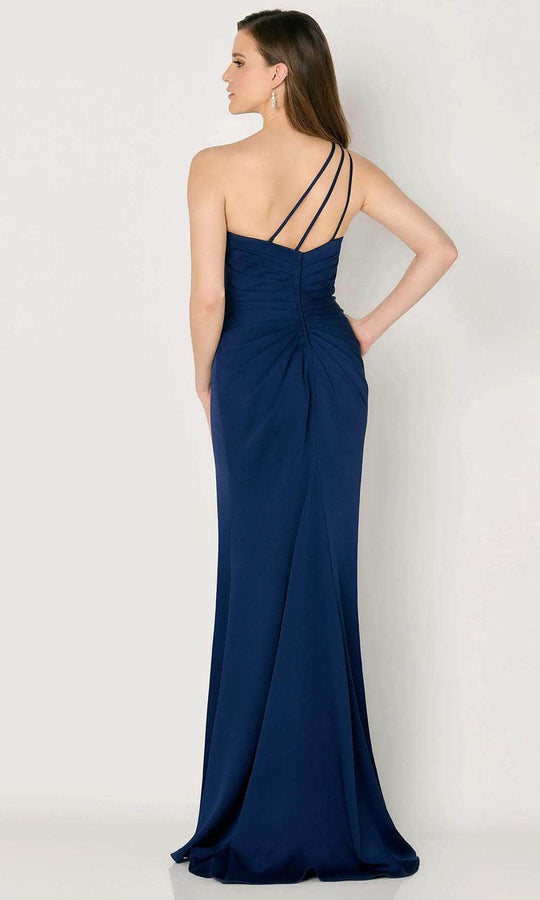 Cameron Blake CB787 - Bow Detail One Shoulder Evening Dress