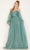 Cecilia Couture 181 - V-neck Dress Winter Formals and Balls 6 / Dusty Blue
