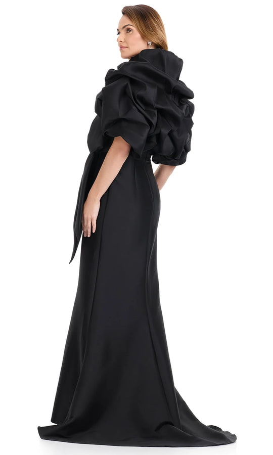Ashley Lauren E12317 - Ruffle Jacket Mikado Sweetheart Dress