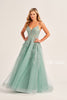 Ellie Wilde EW34036 - Lace Ornate Corset Prom Dress