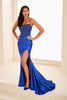 Ellie Wilde EW36002 - Beaded Illusion Corset Prom Gown