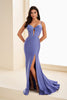 Ellie Wilde EW36052 - Illusion Cutout Linear Beaded Prom Dress