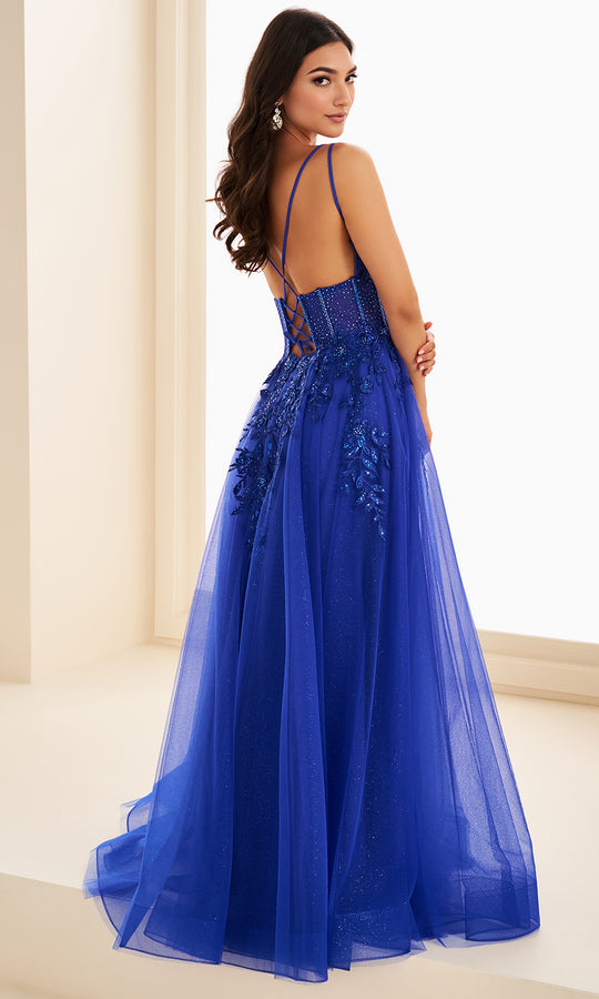 Ellie Wilde EW37212 - Lace Beaded A-Line Prom Dress