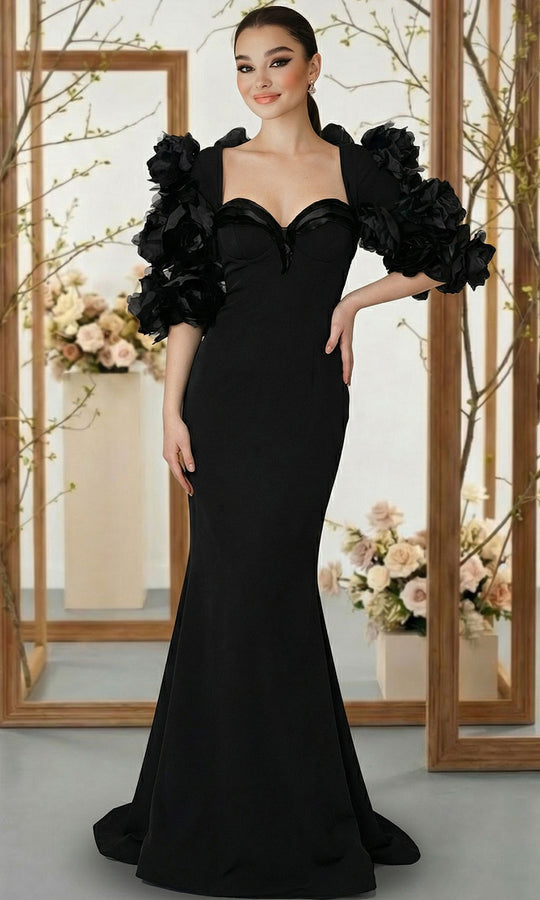 MNM COUTURE F02944 - Sweetheart Mermaid Long Dress with Jacket