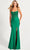 Faviana 11011 - Corset Prom Gown with Slit