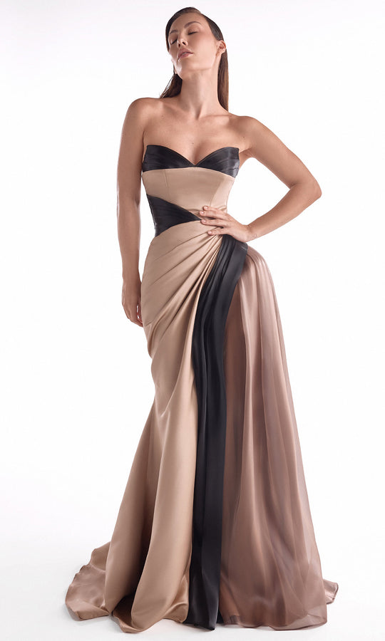 MNM COUTURE G2102 - Sweetheart Mermaid Dress with Sculpted Draping