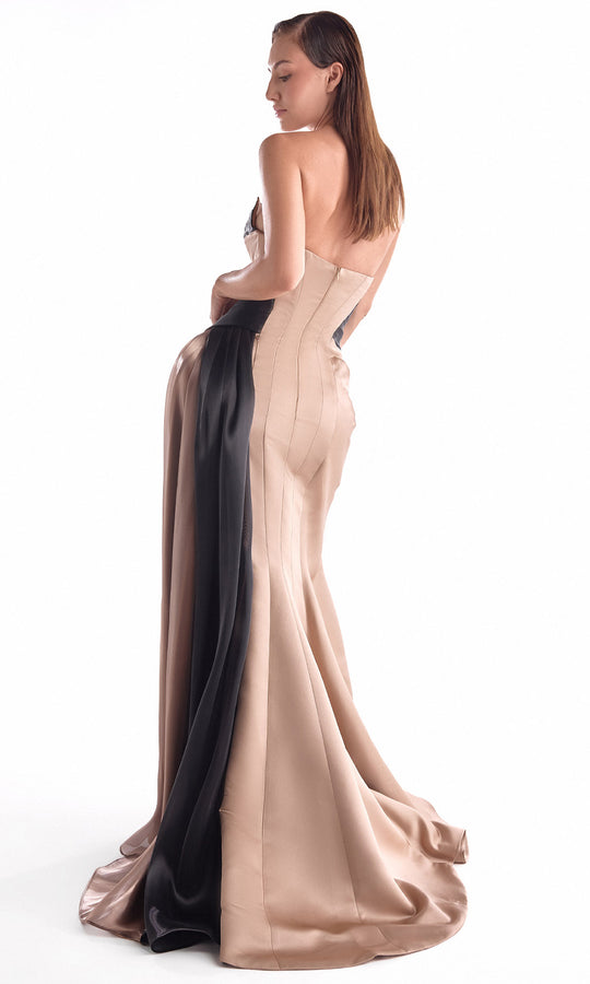 MNM COUTURE G2102 - Sweetheart Mermaid Dress with Sculpted Draping