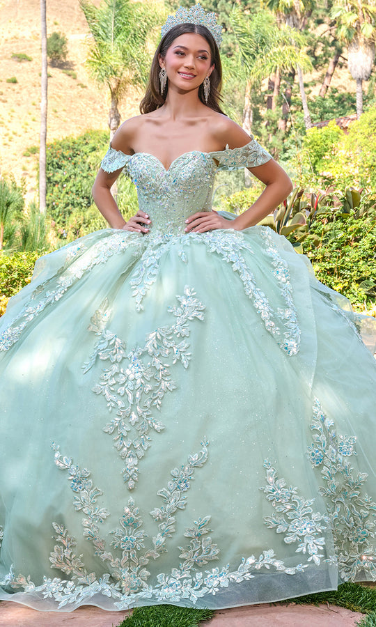 Elizabeth K GL3815 - Sweetheart Tulle Tiered Ruffle Ballgown