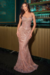 satin long dress prom Long Flowy Satin Formal Prom Party Dress – The Dress Outlet main image 0