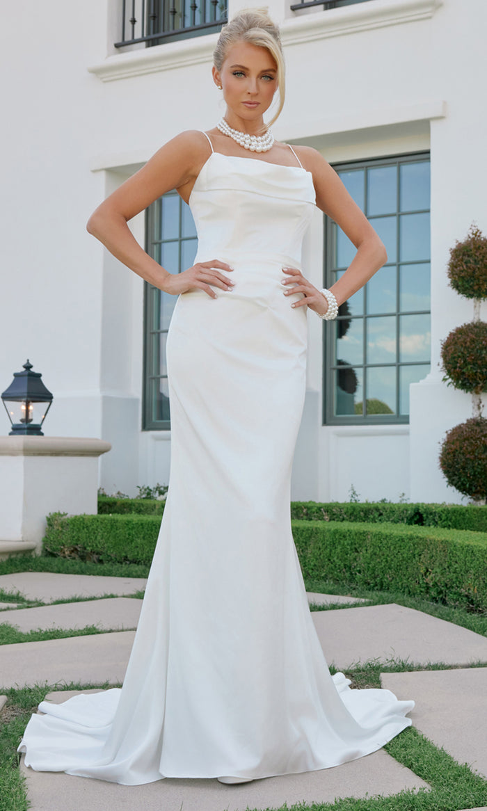 midi evening dresses for women Custom Made Sleeveless Deep V-Neck Fishtail Midi Evening Dress for Women