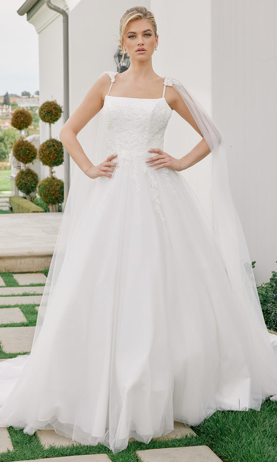 Nox Anabel JW1052 - Lace Bodice Tulle Bridal Gown