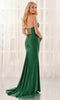 Colette by Daphne LC9064 - Ruched Bodice Sweetheart Prom Dress In Green