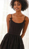 Colette by Daphne LC9070 - Scoop Neck Tiered A-Line Prom Dress In Black