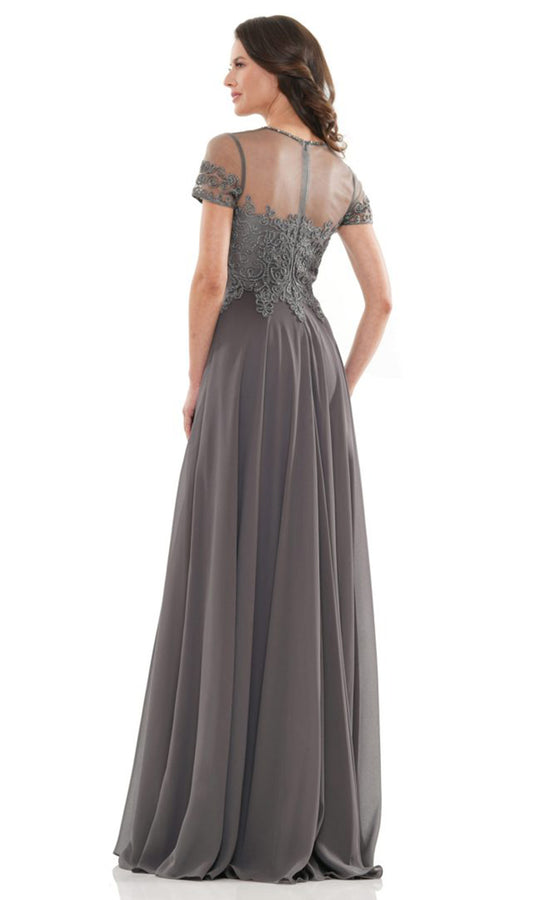 Marsoni by Colors M271-1 - Soutache Embroidered Sweetheart Gown