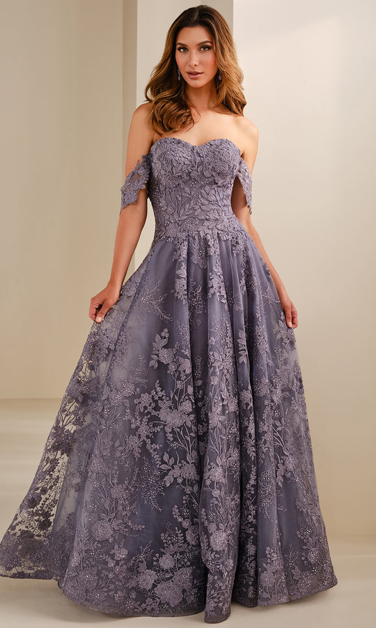 Montage by Mon Cheri M3105 - Embroidered Tulle A-line Gown