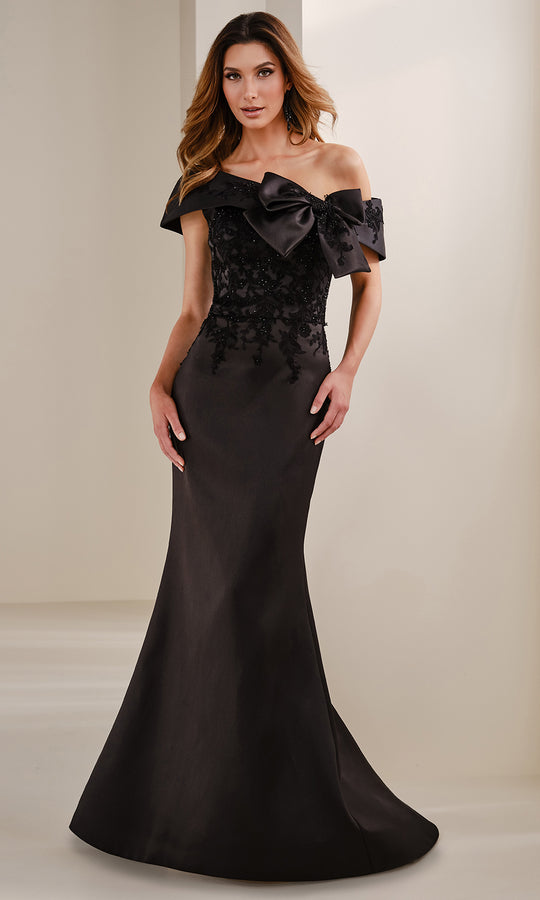 Montage by Mon Cheri M3111 - Off Shoulder Mermaid Gown with Bow Accent