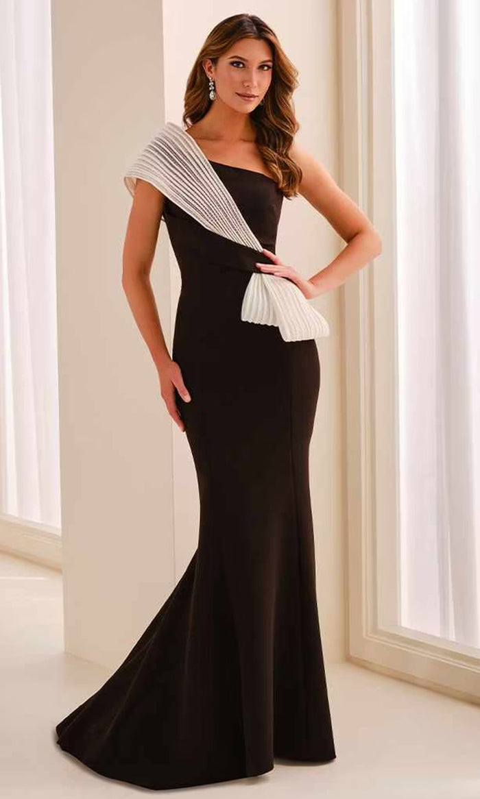 Montage by Mon Cheri M3211 - Long Stretch Crepe & Beading Mermaid Dress