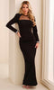 Montage by Mon Cheri M3221 - Illusion Back Long Sleeve Evening Dress