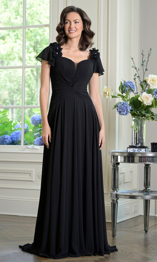 Marsoni by Colors M338 - Sweetheart Twisted Ruched Long Gown