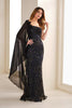 Montage by Mon Cheri M920 - One Shoulder Lace Evening Dress