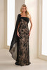 Montage by Mon Cheri M920 - One Shoulder Lace Evening Dress