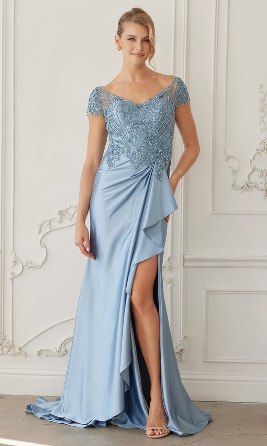Nox Anabel MD155 - Beaded Bodice Evening Gown