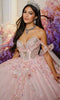 Princesa PR30225 - Butterfly Applique Sweetheart Gown with Draped Bow