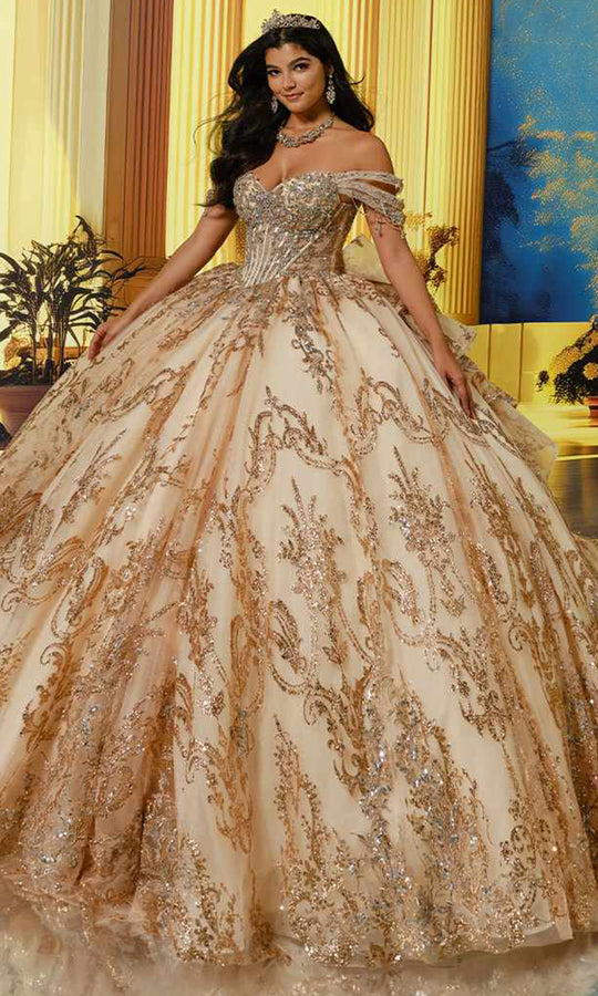 Princesa PR30228 - Cracked Ice Beaded Sweetheart Ballgown