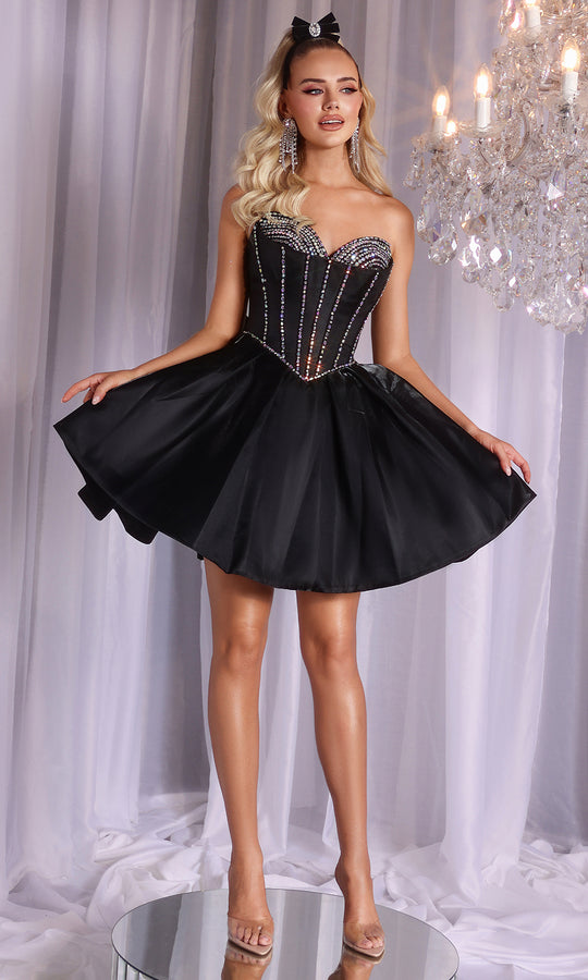 Portia and Scarlett PS25706 - Sweetheart Beaded Bust Flare Dress