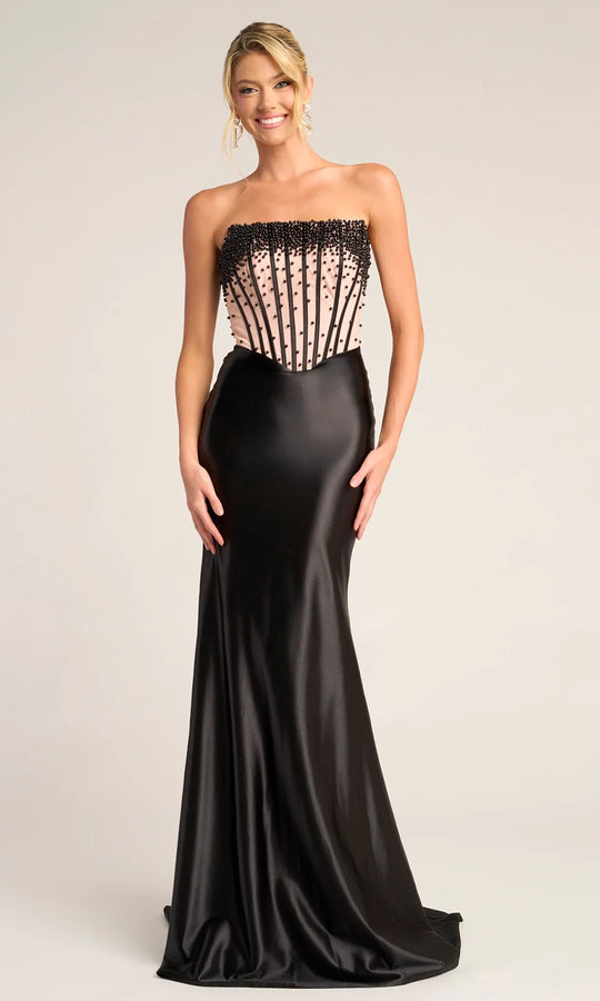 Portia and Scarlett PS26094 - Embellished Strapless Scoop Neck Dress