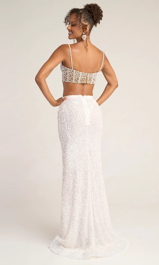 Portia and Scarlett PS26453C - Two-Piece Sparkle Sheath Evening Dress