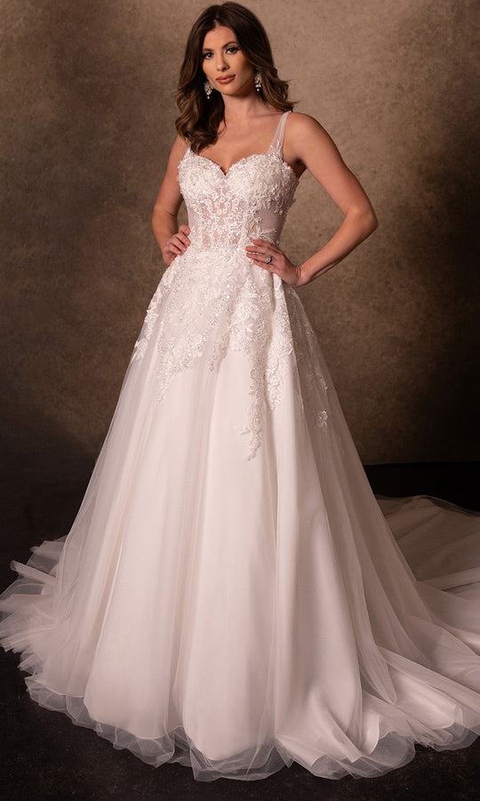 Rachel Allan RB2219 - Sweetheart Sequin Embroidered Gown