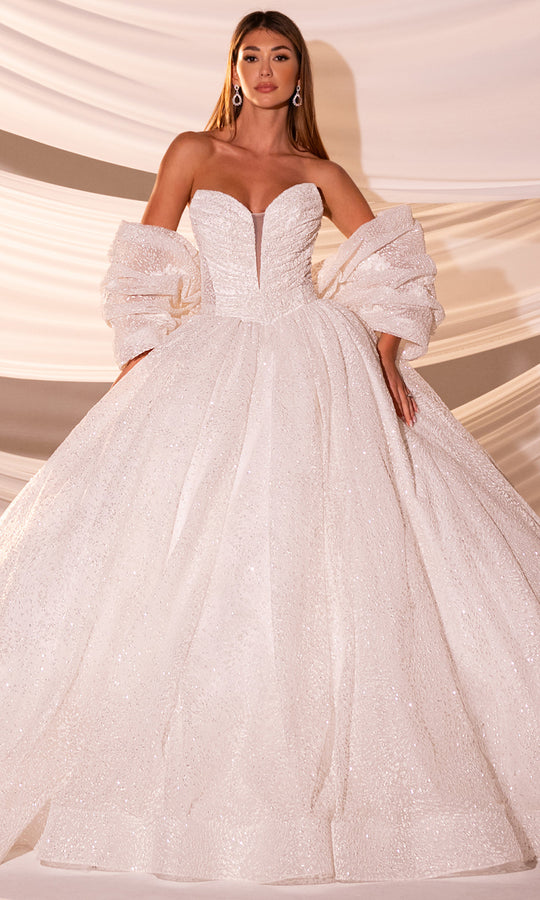 Rachel Allan RB5110 - Glitter Tulle Beaded Ballgown