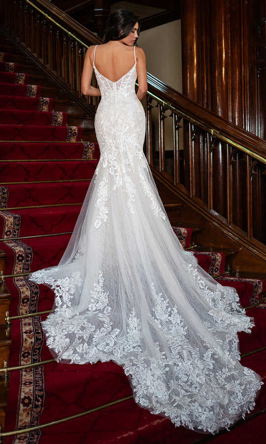 Rachel Allan RB5121 - Lace Fit and Flare Bridal Gown