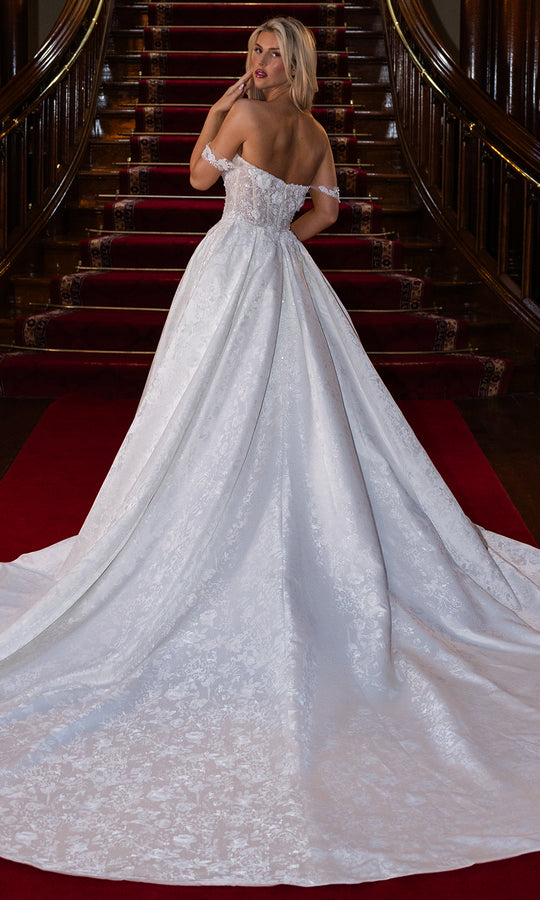 Rachel Allan RB5122 - Off Shoulder Bridal Ball Gown