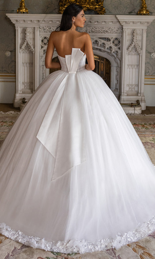 Rachel Allan RB6194 - Floral Applique Ball Gown