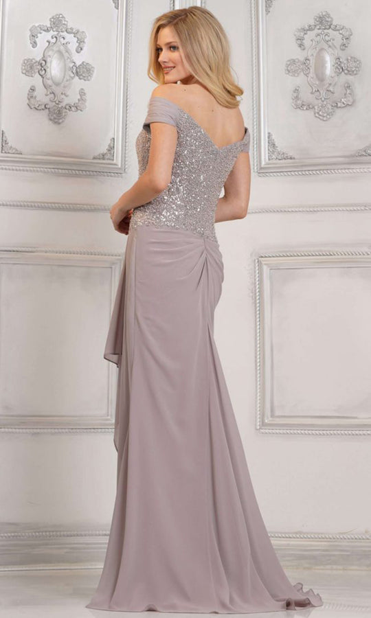 Rina di Montella RD3128-1 - Draped Chiffon Skirt Formal Dress